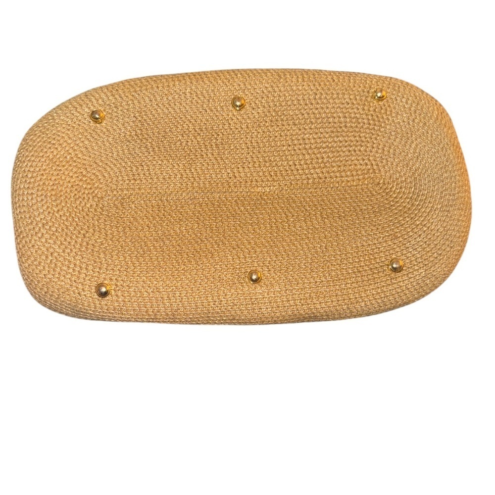 Eric Javits Tan Raffia Shoulder Bag - Picture 2 of 4